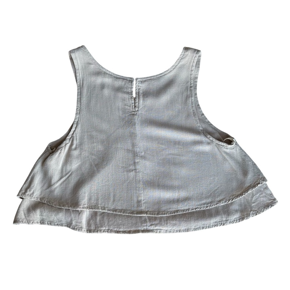 Alter’d State Beige Double Layered Cropped Tank – Size Small EUC - Picture 2 of 8